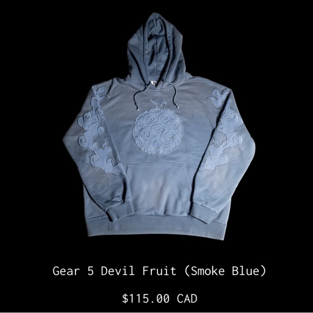 NEW One Piece Gear 5 Devil Fruit Hoodie